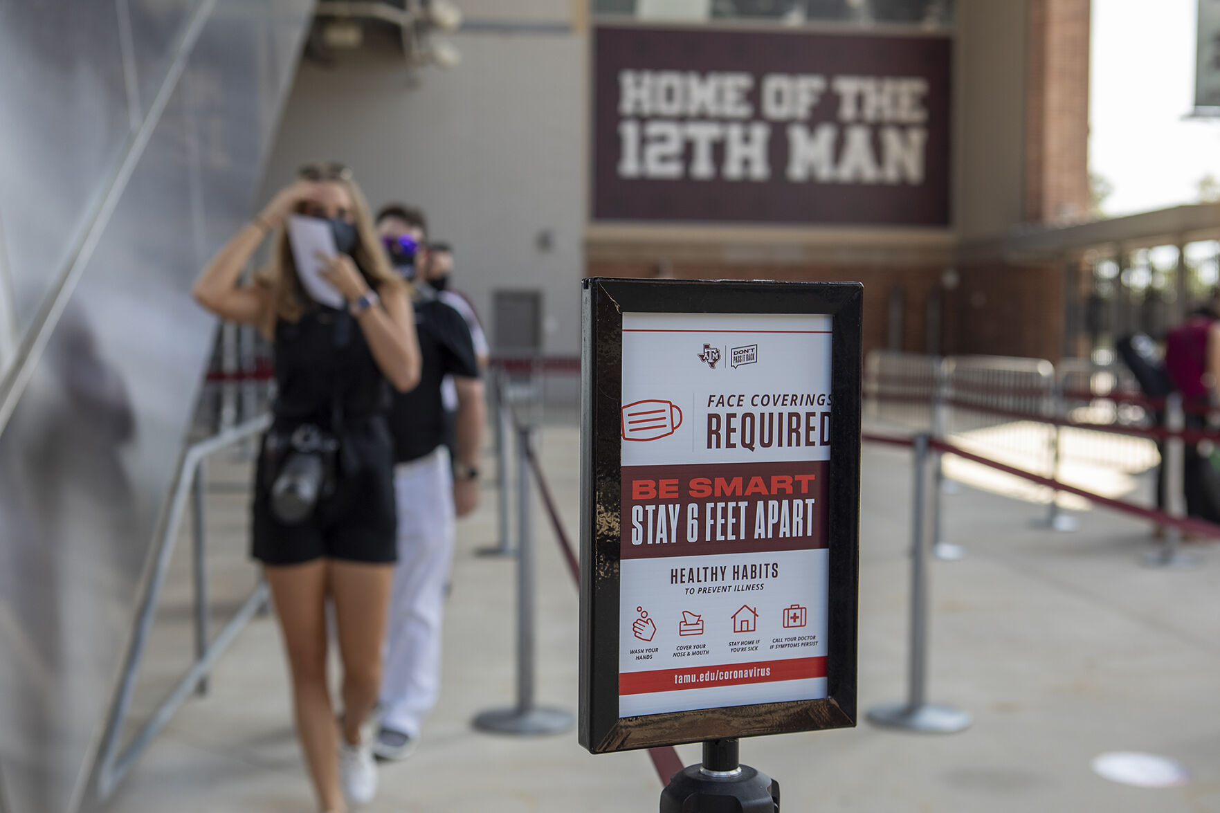Kyle Field COVID-19 precautions